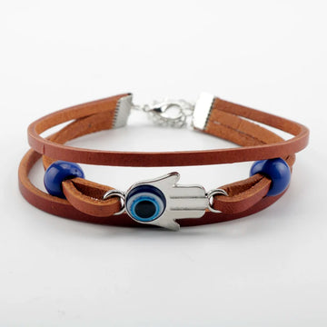 Game The Last Of Us Part 2 Ellie Dina Charm Bracelet Evil Eye Leather Multi-layer Bracelet Bangle Women Men Wristlet Gifts