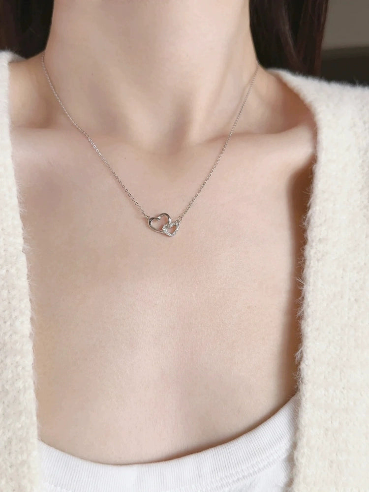 Niche Style Sterling Silver Valentine's Day Gift Necklace for Girlfriend