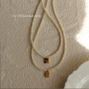 Fashion Natural Freshwater Pearl Pendant Necklace Ornament