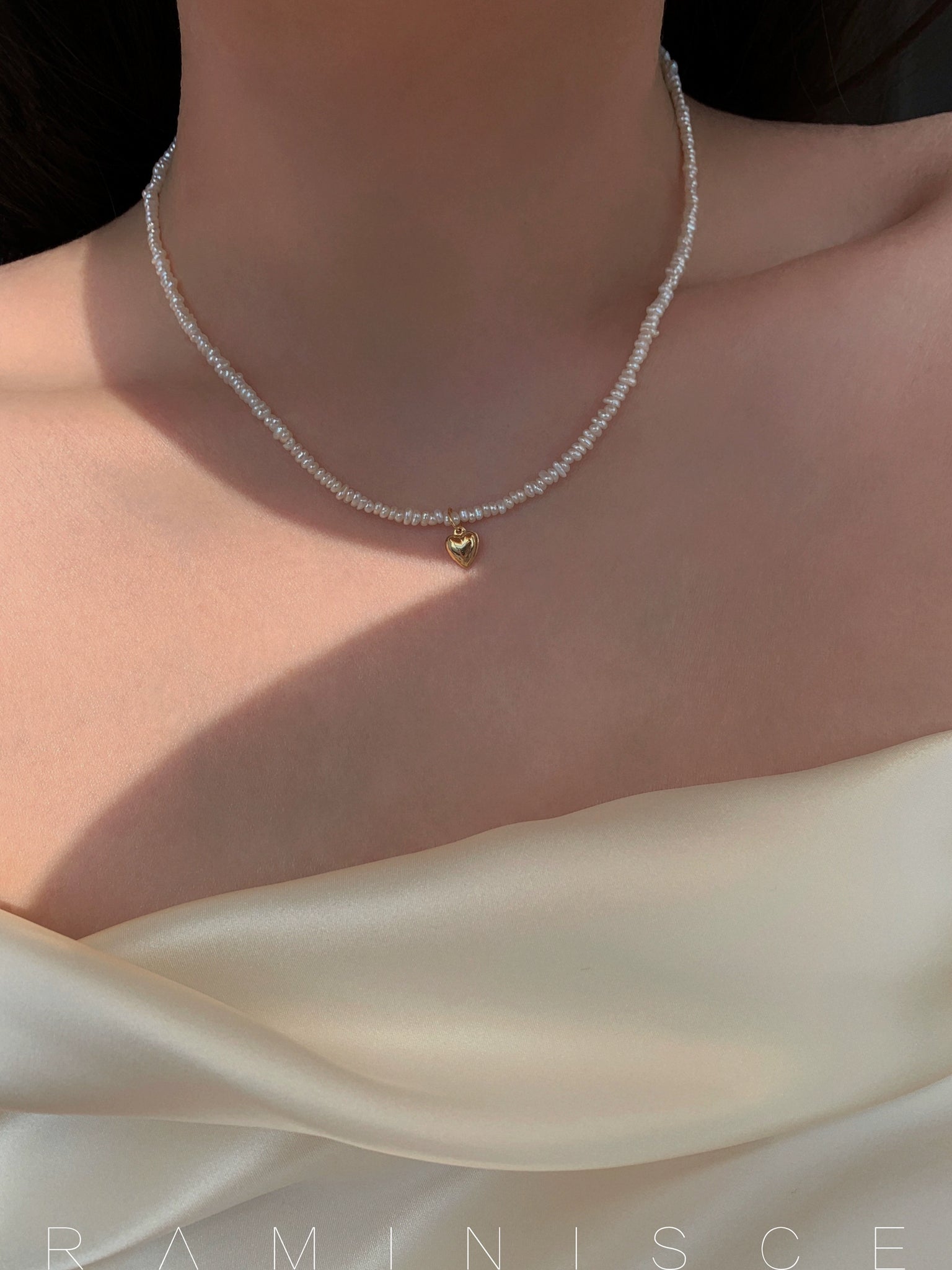 Special-Shaped Mini Asymmetrical 14K Gold Injection Female Pearl