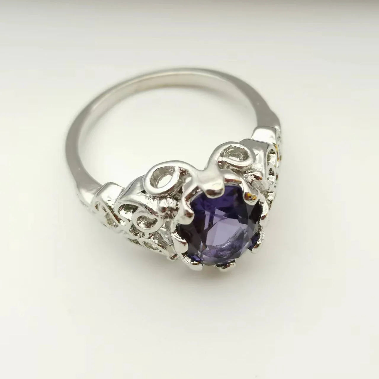 In 2024, fashionable, affordable, minimalist, purple gemstones, jewelry, versatile, men's, women's, gifts, love, charming rings