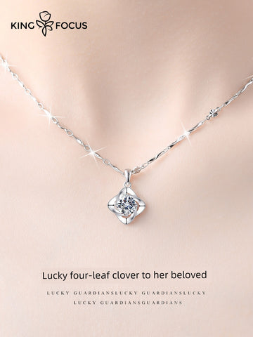 Sterling Silver Women's Genuine Goods Pendant Birthday Gift Clover