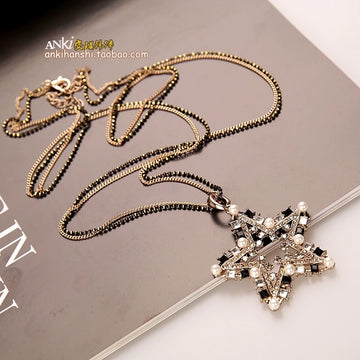 Fashion Women's Crystal XINGX Pendant Accessories Necklace